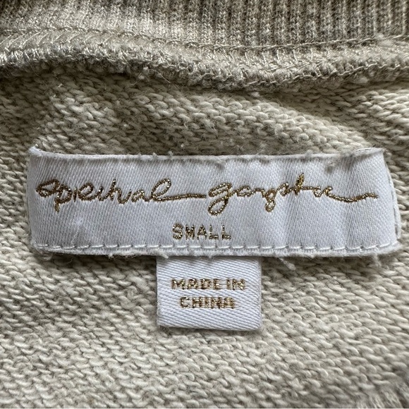 Spiritual Gangster Sweatshirt Canyon Crewneck Pullover Cropped Heather Gray S - Picture 8 of 12